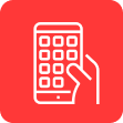 Mobile app booking icon